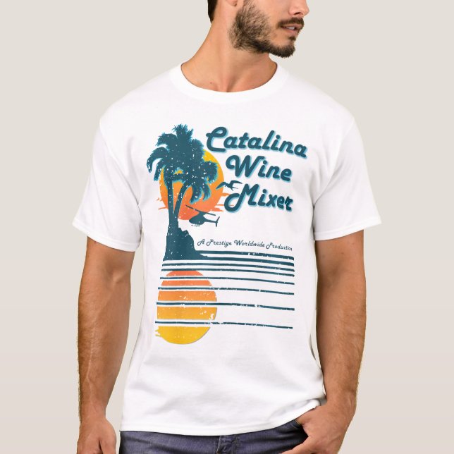 Catalina Mixer Vin T Shirt (Framsida)