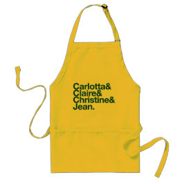 Catalina Nuns Namn Apron Förkläde
