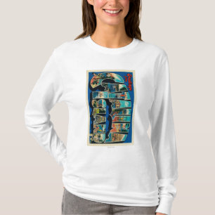 Catalina ö, Kalifornien - stort brev Tee