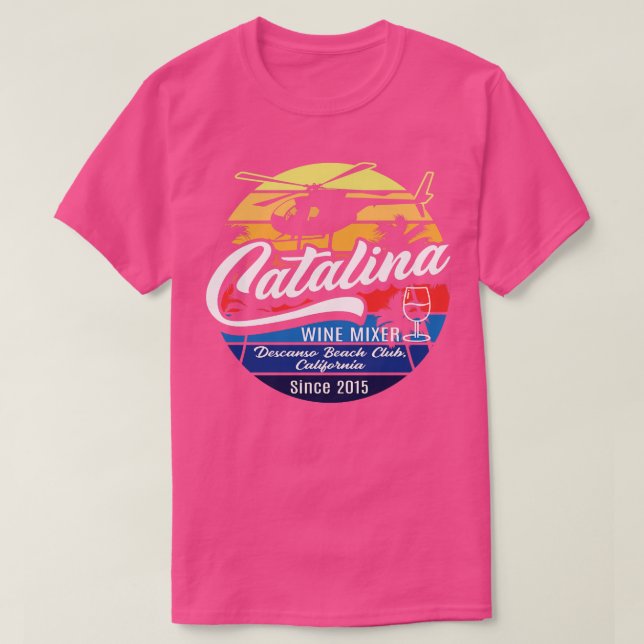 Catalina Vin Mixer T Shirt (Design framsida)