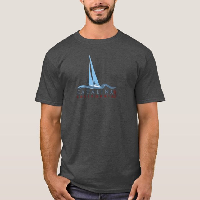 Catalinaön Kalifornien T Shirt (Framsida)