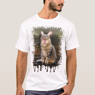 Catalisa Funny kattskjorta T Shirt