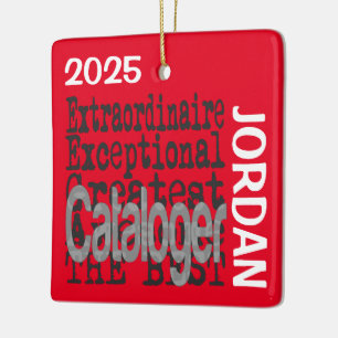 Cataloger Extraordinaire ANPASSNINGSBAR Julgransprydnad Keramik