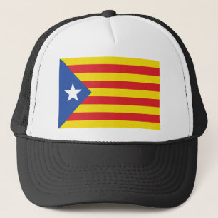 Catalonia (den blått Starred flagga) Truckerkeps