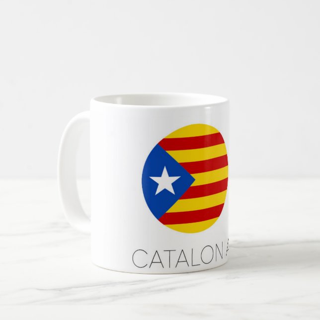 Catalonia Flag Coffee Mug Kaffemugg (Framsida vänster)
