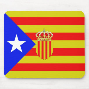 Catalonia flagga musmatta