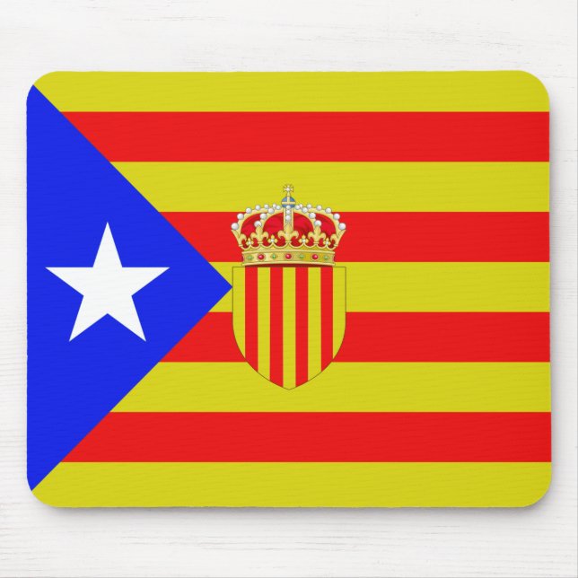 Catalonia flagga musmatta (Framsidan)