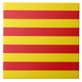Catalonia Flagga Tile Kakelplatta