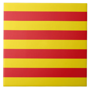 Catalonia Flagga Tile Kakelplatta