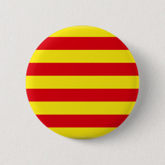 Catalonia (Spanien) flagga Knapp