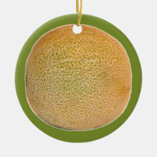Cataloupe Melon Julgransprydnad Keramik