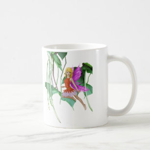 Catalpa Träd Fairy mellan Seed Pods Kaffemugg