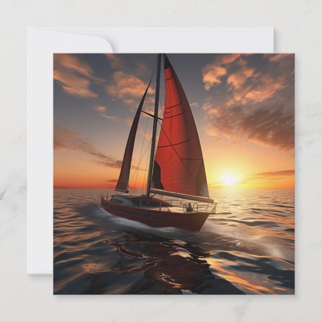 Catamaran Boat Gift Card (Framsida)