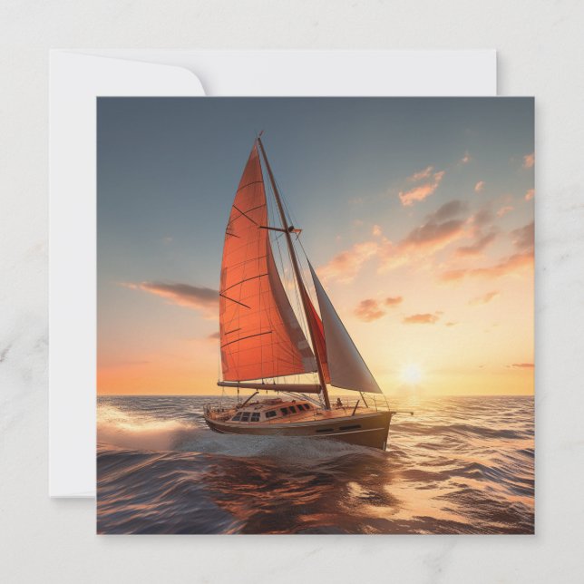 Catamaran Boat Gift Card (Framsida)