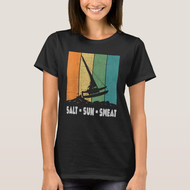 Catamaran Boat Sailing 2 T Shirt (Framsida)