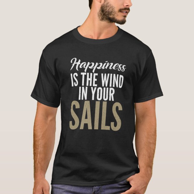 Catamaran Boat Sailing T Shirt (Framsida)