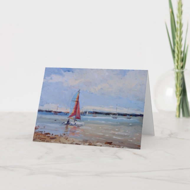 Catamaran Brittany Helgkort (Framsida)