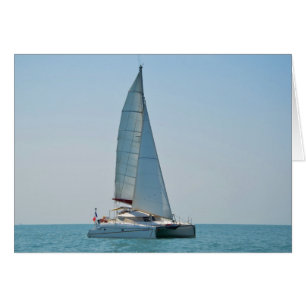 Catamaran Clara Hälsningskort