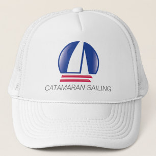 Catamaran Sailing_Pontoon Tävla_Blue Måne Keps