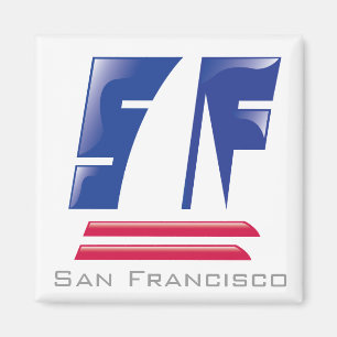 Catamaran Sailing_Pontoon Tävla_San Francisco Magnet