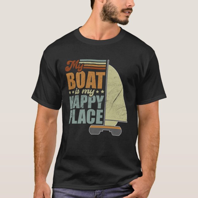 Catamaran Two Hulls Sailing Quote Catamaran Captai T Shirt (Framsida)