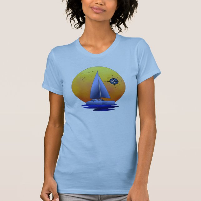 Catamaransegling Tröja (Framsida)