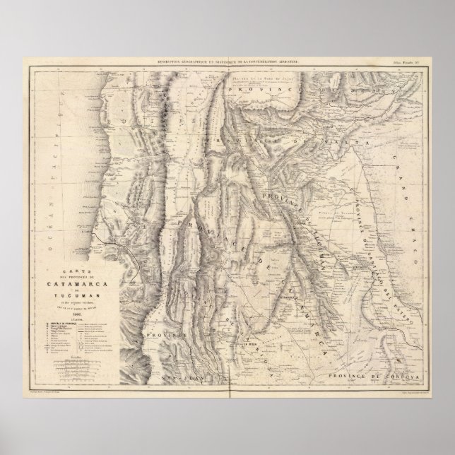 Catamarca i Tucuman Poster (Framsidan)
