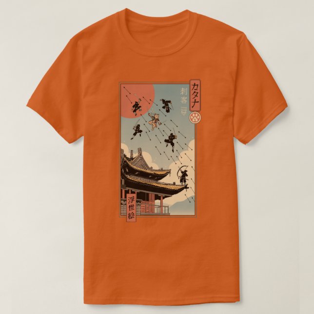 Catana Fight i Edo T Shirt (Design framsida)