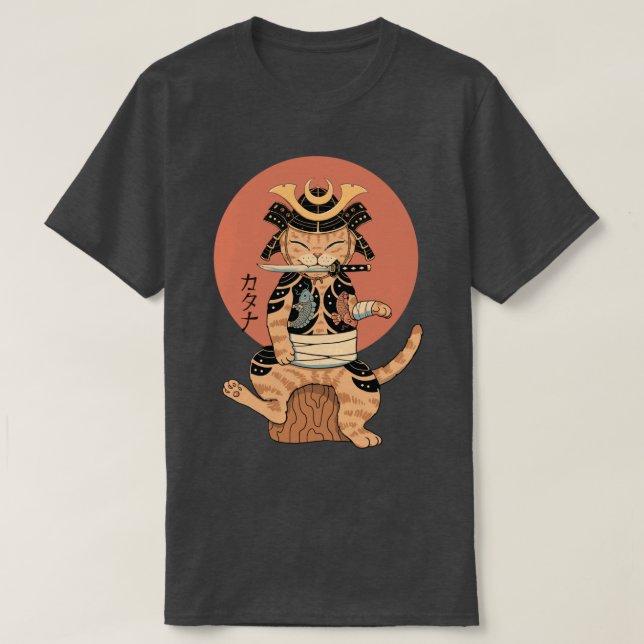 Catana Samurai T Shirt (Design framsida)