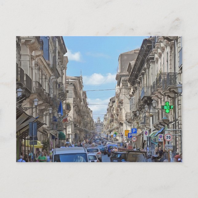 Catania. #12. vykort (Framsida)