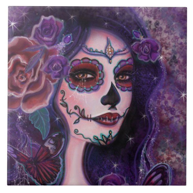 Catania day of the dead av Renee Lavoie Kakelplatta (Framsidan)