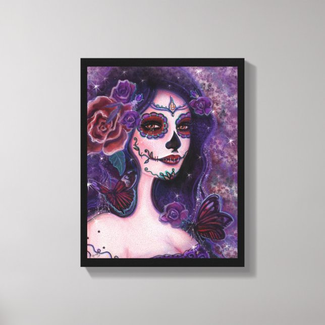 Catania day of the dead by Renee Lavoie  Canvastryck (Framsida)