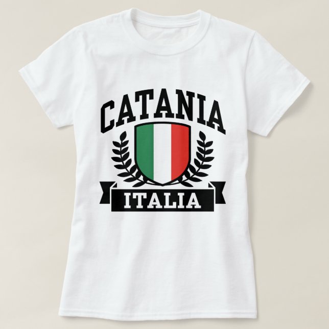 Catania Italia T-shirt (Design framsida)