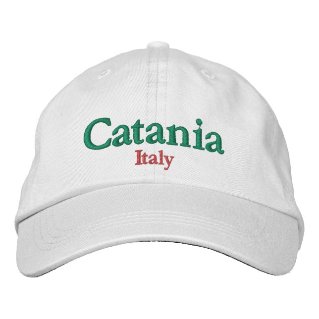 Catania Italien City Pride Broderad Keps (Framsida)