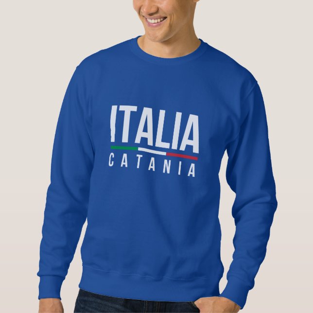 Catania Italien Långärmad Tröja (Framsida)