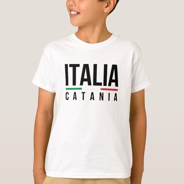 Catania Italien T-shirt (Framsida)