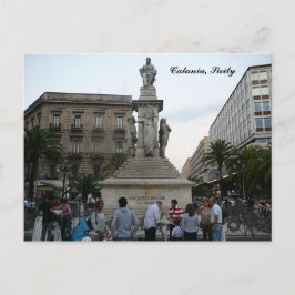 Catania, Piazza Vincenzo Bellini Postcard Vykort
