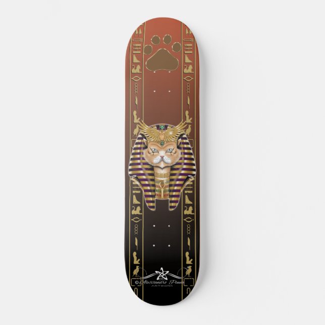 CATankhaMEOW Mini Skateboard Bräda 18,5 Cm (Framsida)