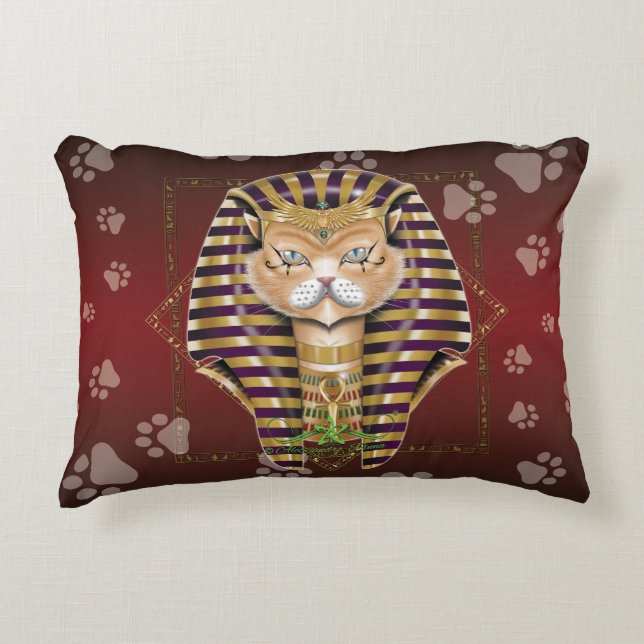 CATankhaMEOW Prydnadskudde (Framsidan)