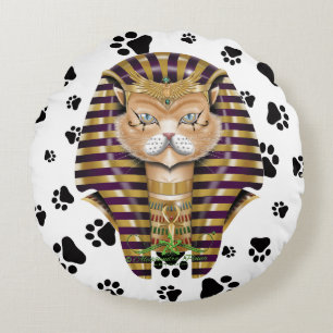 CATankhaMEOW Rund Kudde