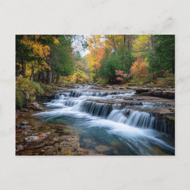 Cataract Falls i USA Vykort (Framsida)