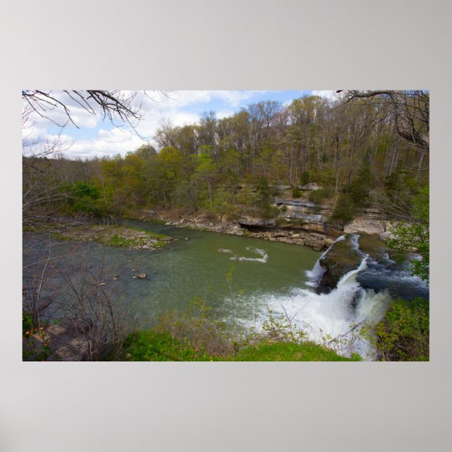 Cataract Falls, Upper Falls, Indiana Poster (Framsidan)