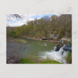 Cataract Falls, Upper Falls, Indiana Vykort
