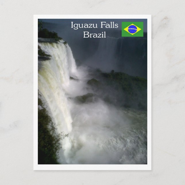 Cataratas de Iguazu, Iguazu Falls Postcard Vykort (Framsida)