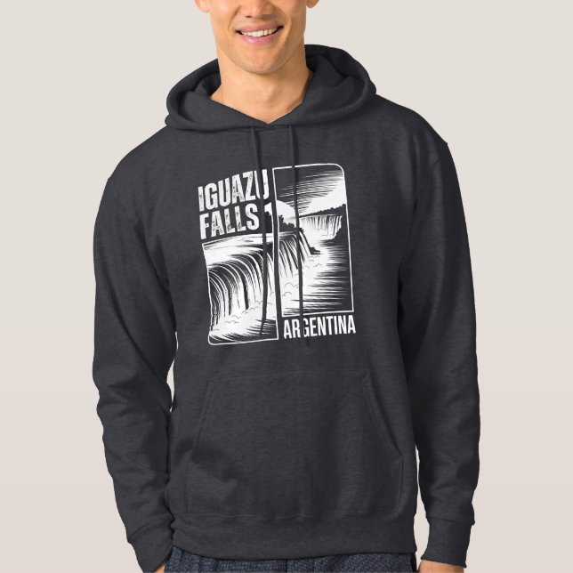 Cataratas del Iguazú: Iguazu Falls Argentina Hoodie (Framsida)