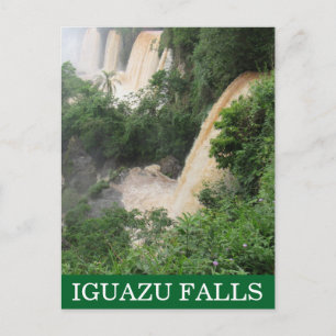 Cataratas iguazu djungel vykort