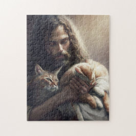#CATARMY Officiell "Jesus Kärlek Cats" PuzzlY Jigs Pussel