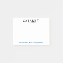 Catarra som Posta-Det noterar med agentkontakten Post-it Block