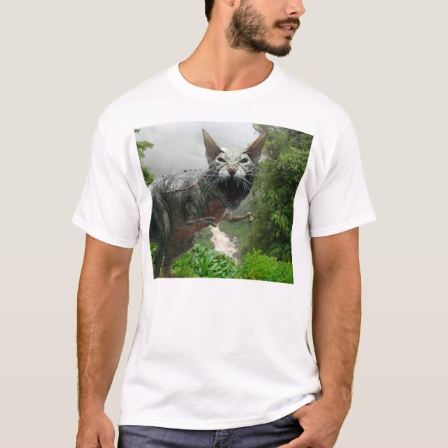 Catasaurus Rex Tee Shirt (Framsida)