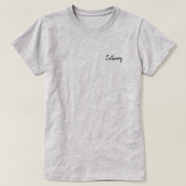 Catberry Enkel Stil T-Shirt